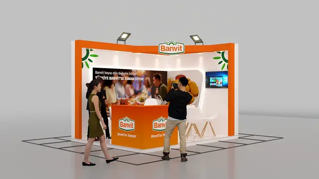 Banvit · Yzb Fuarı · 12 m² · Ahşap