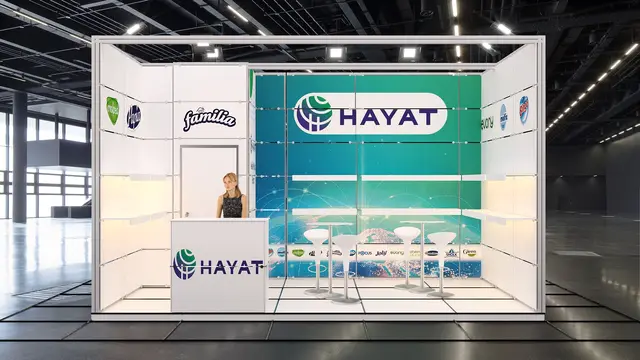 Hayat Kimya · Wow Otel Yerel İst Fuarı · 15 m² · 2026